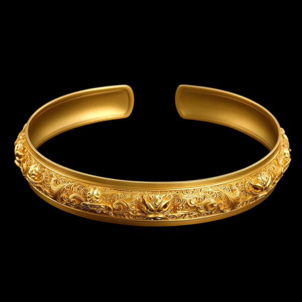 古董金手镯图片